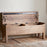 Teni Reclaimed Wood Storage Bench