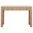 Ira Travertine and Mango Wood Console Table