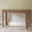 Ira Travertine and Mango Wood Console Table