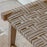 Nish Mango Wood and Jute Strap Stool