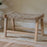 Nish Mango Wood and Jute Strap Stool