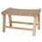 Nish Mango Wood and Jute Strap Stool