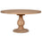 Laya Round Carved Mango Wood Table - Large