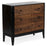 Mango and Sheesham Wood Ribbed Chest of Drawers