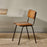 Ukari Leather Dining Chair, Aged Tan