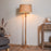 Usha Classic Mango Wood Floor Lamp