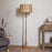 Usha Classic Mango Wood Floor Lamp