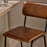 Ukari Counter Chair, Aged Tan