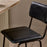 Ukari Counter Chair, Aged Black