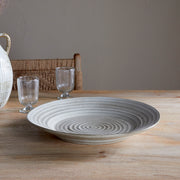 Valinha Earthenware Platter, Grey