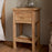 Vivan Grooved Bedside Table