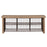 Abha Reclaimed Wood and Iron Storage Bench