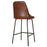 Harsha Leather Counter Chair, Chocolate