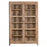 Ibo Reclaimed Wood and Glass Display Cabinet
