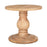 Laya Round Carved Mango Wood Side Table
