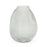 Linsy Ribbed Glass Vase, Clear