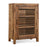 Ibo Reclaimed Wood Slatted Low Cabinet