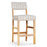 Nidhi Linen Upholstered Counter Chair
