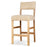 Zoha Cotton and Jute Upholstered Counter Chair