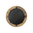 Ibo Reclaimed Wood Round Wall Mirror, Natural Finish