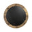Ibo Reclaimed Wood Round Wall Mirror, Natural Finish