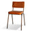 Amala Leather Weave and Iron Dining Chair, Aged Tan