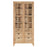 Artha Mango Wood and Glass Tall Cabinet