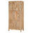 Artha Mango Wood and Glass Tall Cabinet