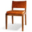 Kusa Mango Wood and Leather Dining Chair