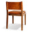 Kusa Mango Wood and Leather Dining Chair