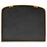 Juhli Arched Mirror, Antique Brass