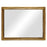 Yamuna Rectangular Mirror, Antique Brass