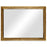 Yamuna Rectangular Mirror, Antique Brass