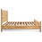 Sri Mango Wood Bed, Natural