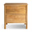 Sri Mango Wood Bedside Table, Natural Finish, Two Drawers