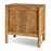 Sri Mango Wood Bedside Table, Natural Finish, Two Drawers
