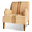 Zairya Jute and Cotton Armchair, Natural & Rust