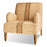 Zairya Jute and Cotton Armchair, Natural & Rust