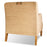Zairya Jute and Cotton Armchair, Natural & Rust