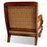 Abe Linen Deconstructed Armchair, Rust
