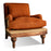 Abe Linen Deconstructed Armchair, Rust