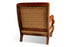 Abe Linen Deconstructed Armchair, Rust