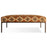 Yalin Upholstered Ottoman, Rust