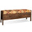Barir Mango Wood Upholstered Storage Bench