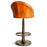 Lal Leather Swivel Counter Chair, Aged Tan