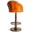 Lal Leather Swivel Counter Chair, Aged Tan