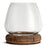 Ika Mango Wood and Recycled Glass Lantern