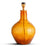 Didan Recycled Glass Lamp, Honey, from Nkuku