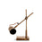 Thenkara Directional Floor Lamp, Antique Brass
