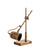 Thenkara Directional Desk Lamp, Antique Brass
